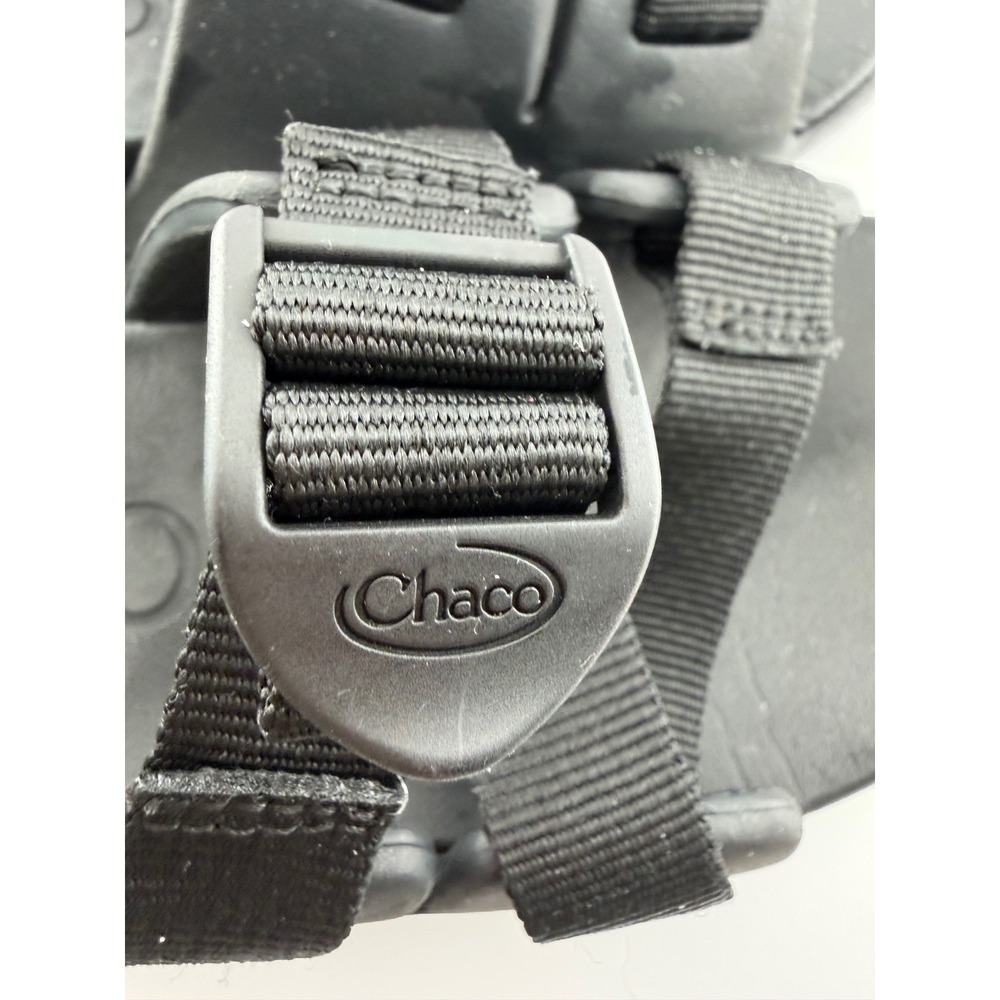 Chaco Chillos Slides Kids Size K4 Black Adjustable Strap Lightweight Sandals - Picture 7 of 7